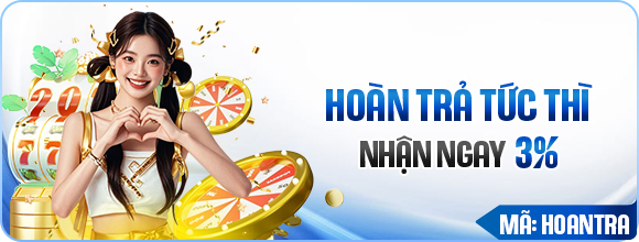 LV88 hoàn trả tức thì nhận ngay 3%